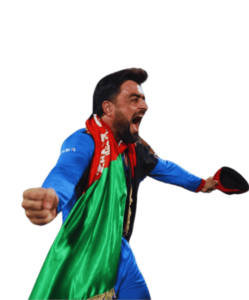 Afghanistani cricketer Rashid khan